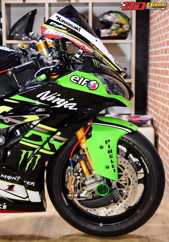 Kawasaki zx-10rr bản độ chất như nước cất theo phong cách wsbk - 4
