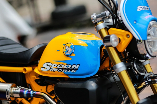 Monkey 125 độ phong cách spoon sports hướng theo xe đua thể thao - 4