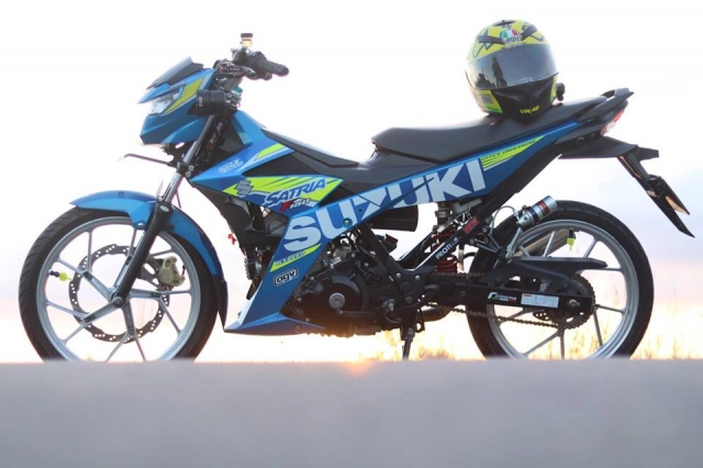 Satria 150 độ không chỉ đẹp mà còn mạnh mẽ với bài pxl hủy diệt - 7