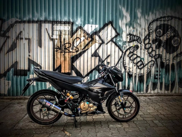 Satria 150 độ mạnh mẽ với hơi thở yoshimura của tay chơi miền bắc - 1