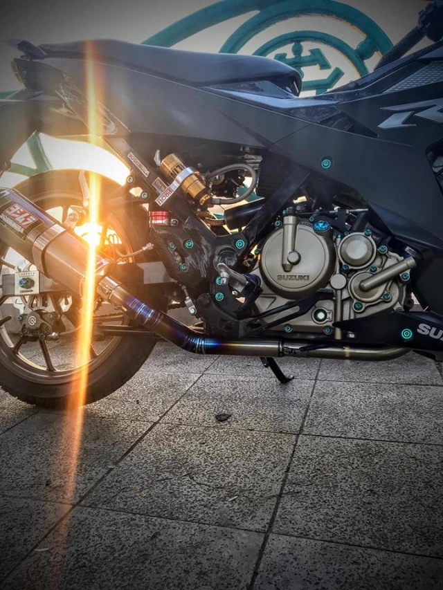 Satria 150 độ mạnh mẽ với hơi thở yoshimura của tay chơi miền bắc - 6