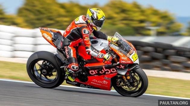 Thử nghiệm trước cuộc đua wsbk 2019 bautista đứng đầu với ducati v4r - 1