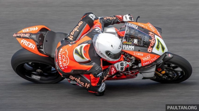 Thử nghiệm trước cuộc đua wsbk 2019 bautista đứng đầu với ducati v4r - 5