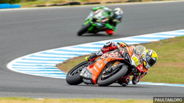Thử nghiệm trước cuộc đua wsbk 2019 bautista đứng đầu với ducati v4r - 19