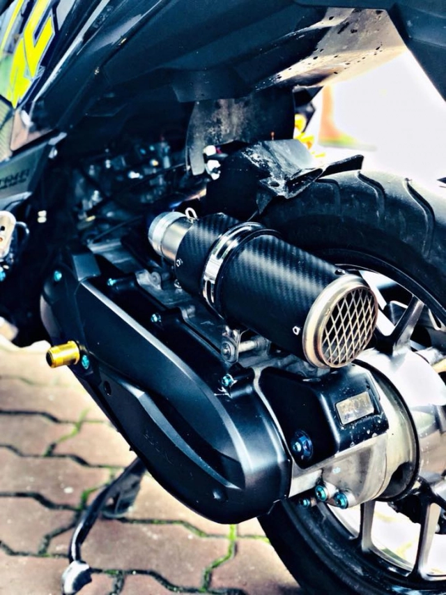Vario 150 độ phuộc xéo phong cách ducati vừa ra mắt bản độ mới - 7