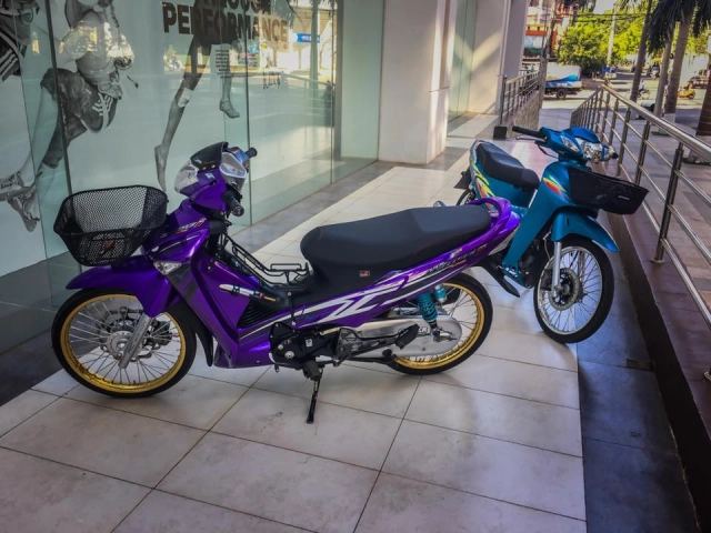 Wave 125 độ phong cách tím mộng mơ đẹp không tưởng - 6