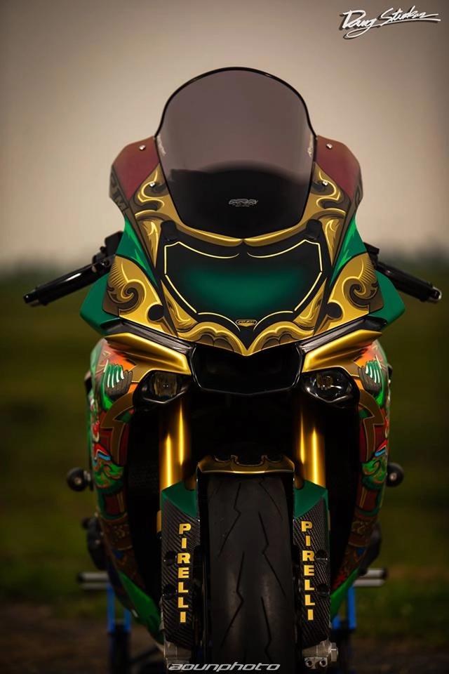 Yamaha r1m đậm phong cách với style vị thần châu á - 3