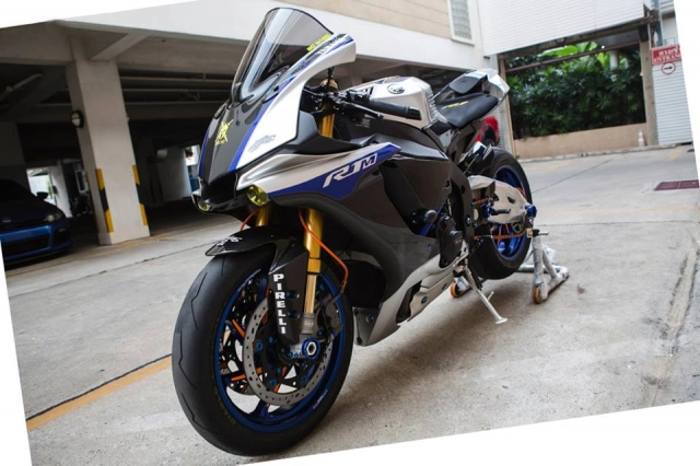 Yamaha r1m độ nhức nách với dàn chân 2 line đầy nổi bật - 10