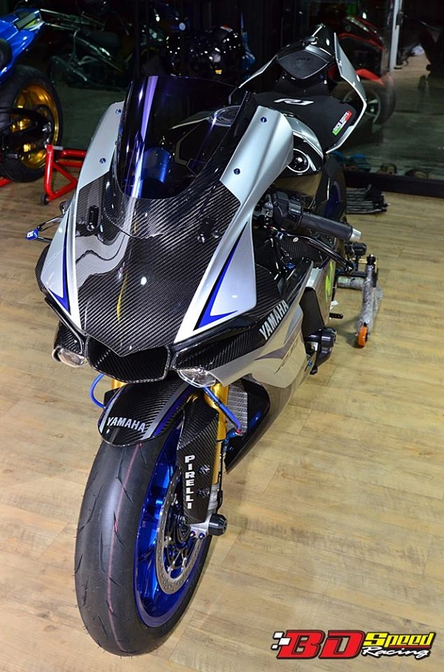 Yamaha r1m khá hấp dẫn với lối xây dựng đẳng cấp từ bd speed racing - 3