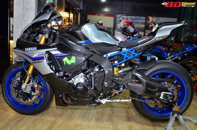 Yamaha r1m khá hấp dẫn với lối xây dựng đẳng cấp từ bd speed racing - 21