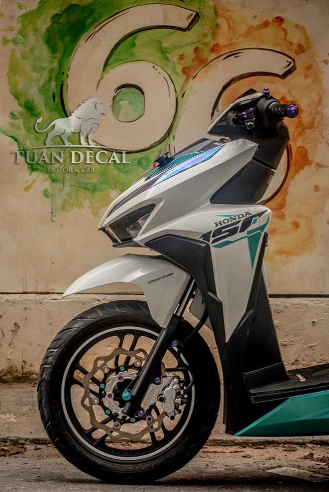 Vario 150 độ thước tha tron bộ cánh tem ghép siêu đẹp - 6