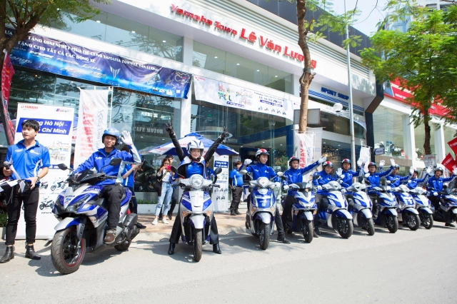 Yamaha vn tổ chức hành trình asean touring nhằm kỷ niệm 5 năm ra mắt động cơ blue core - 9