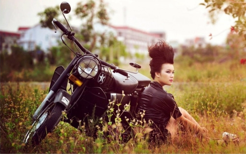 Người đẹp xứ huế phiêu cùng môtô - 5