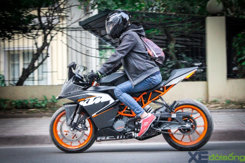 Cận cảnh ktm rc200 chiếc mô tô giá rẻ đầu tiên tại hà nội - 19