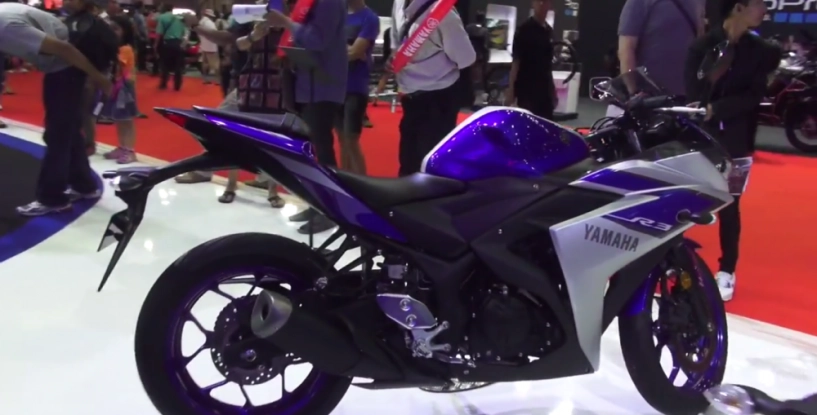 clip yamaha r3 tại bangkok motor show 2015 - 2