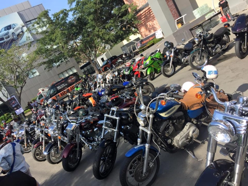 Đoàn motor diễu hành tại sài gòn trong ngày bế mạc bike week 2014 - 7