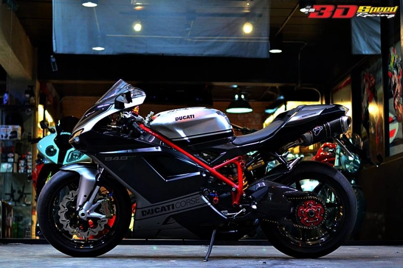Ducati 848 evo corse se độ siêu khủng trên đất thái - 1