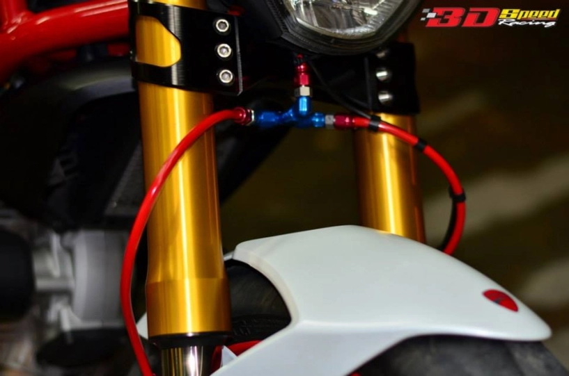 Ducati monster 796 khi con quỷ một giò độ cực chất - 8