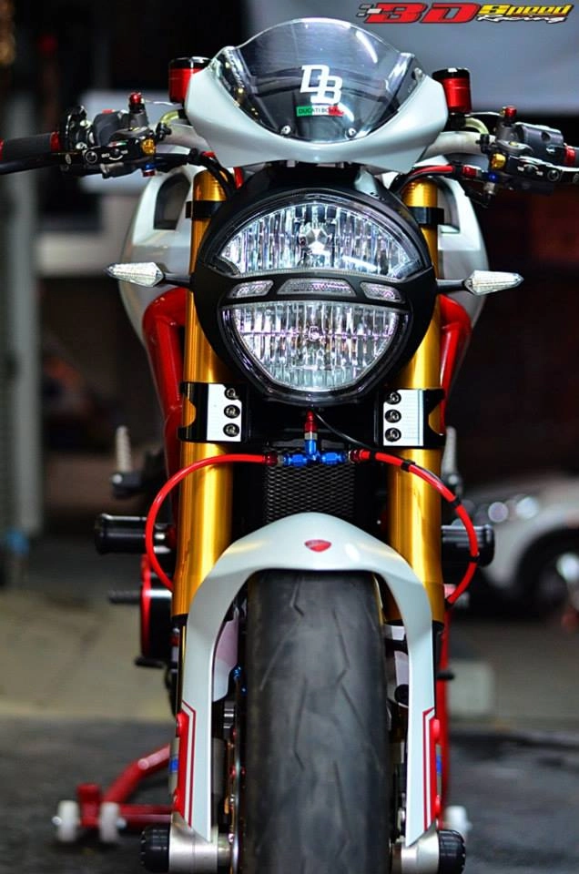 Ducati monster 796 khi con quỷ một giò độ cực chất - 25