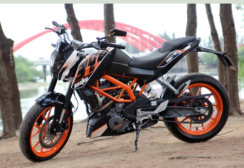 Ktm duke 390 dòng nakedbike cho đường phố sài gòn - 2