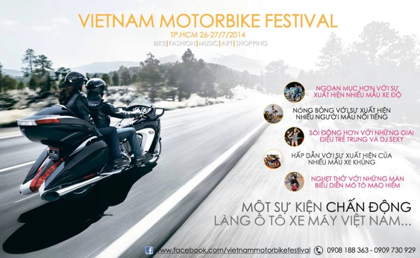Ngày hội vietnam motorbike festival điểm đến của những cuộc chơi - 1