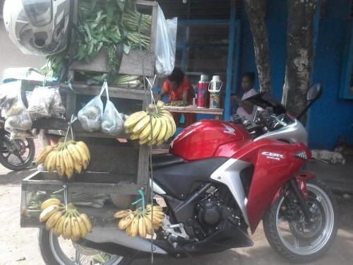 Yamaha r25 kawasaki ninja 250r dùng làm bán hàng rong - 2