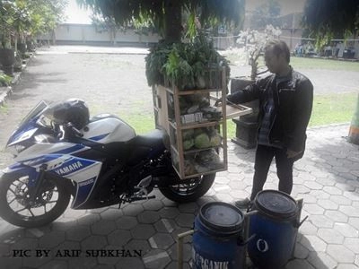 Yamaha r25 kawasaki ninja 250r dùng làm bán hàng rong - 5