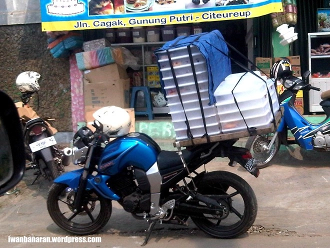 Yamaha r25 kawasaki ninja 250r dùng làm bán hàng rong - 7