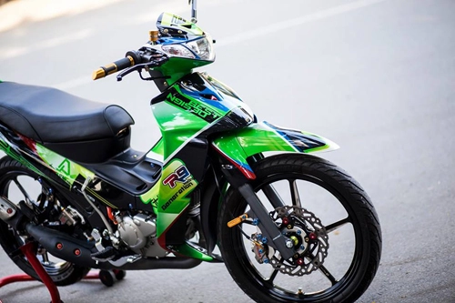 Yamaha z125 độ nổi bật của biker sài gòn - 6