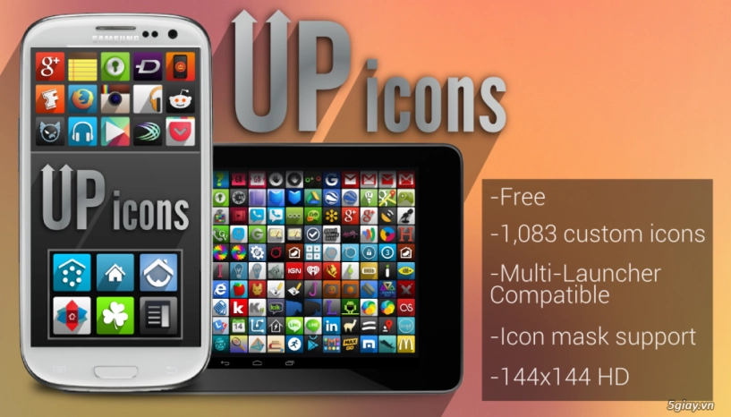 6 bộ icon tuyệt đẹp và miễn phí cho android - 6