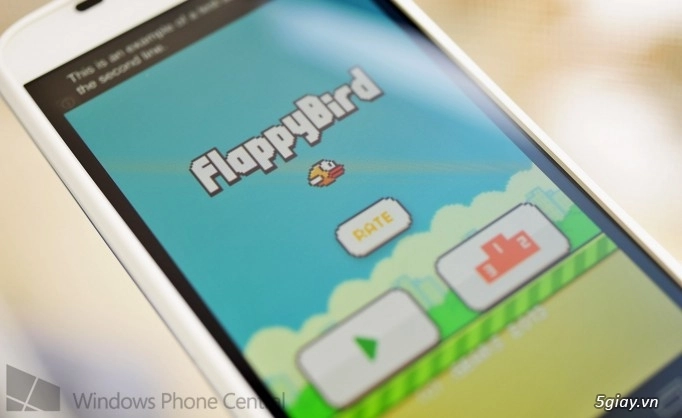Flappy bird đã có mặt cho các máy windows phone update - 1