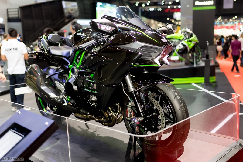 Ảnh thật tế kawasaki h2 tại bangkok motor show 2015 - 3