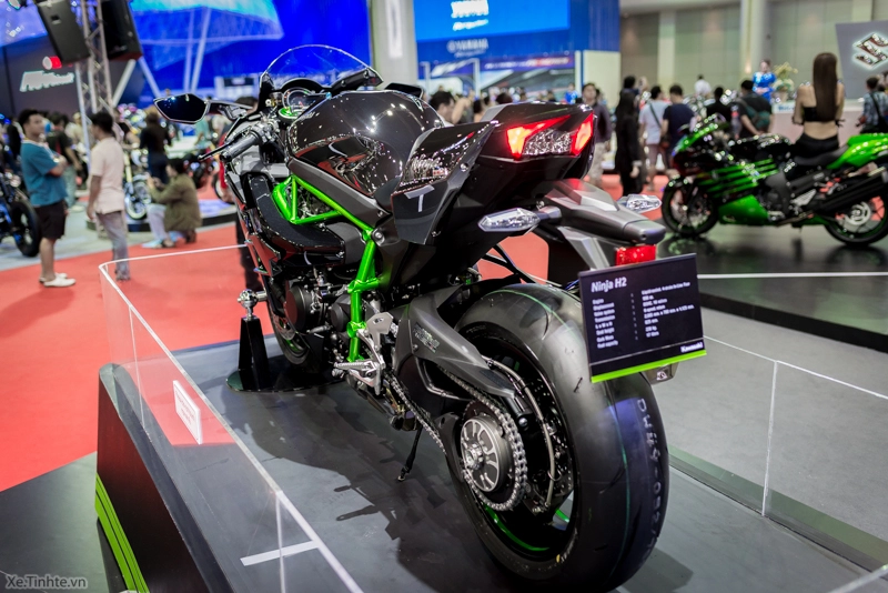 Ảnh thật tế kawasaki h2 tại bangkok motor show 2015 - 22