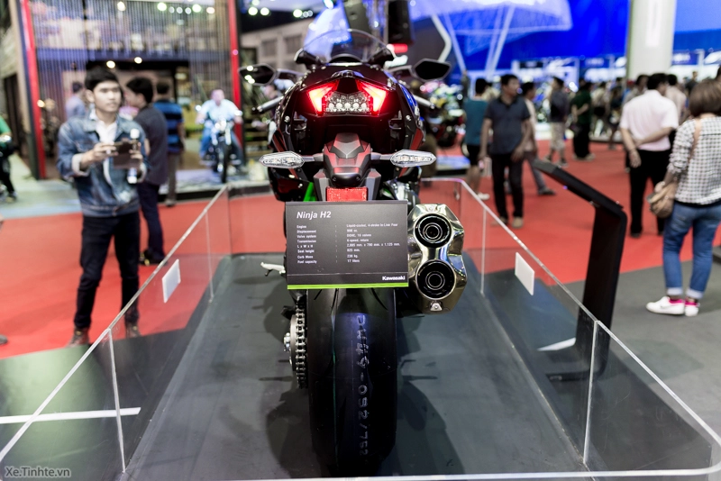 Ảnh thật tế kawasaki h2 tại bangkok motor show 2015 - 23