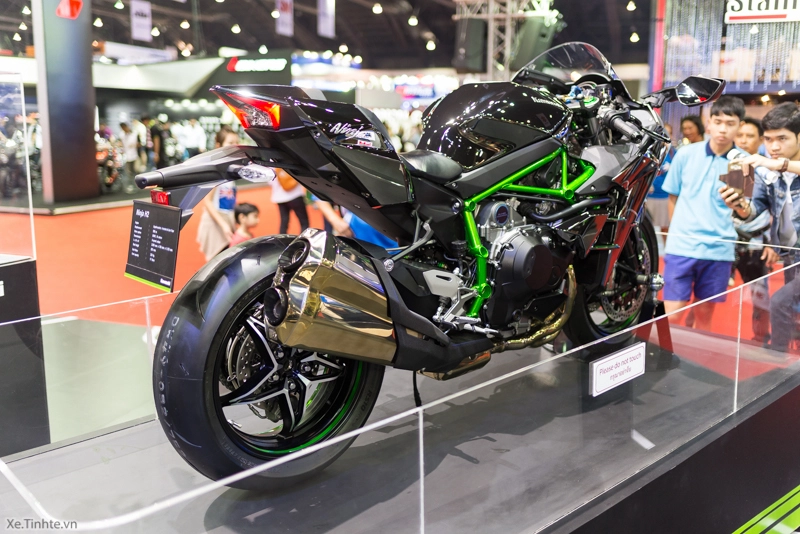 Ảnh thật tế kawasaki h2 tại bangkok motor show 2015 - 27