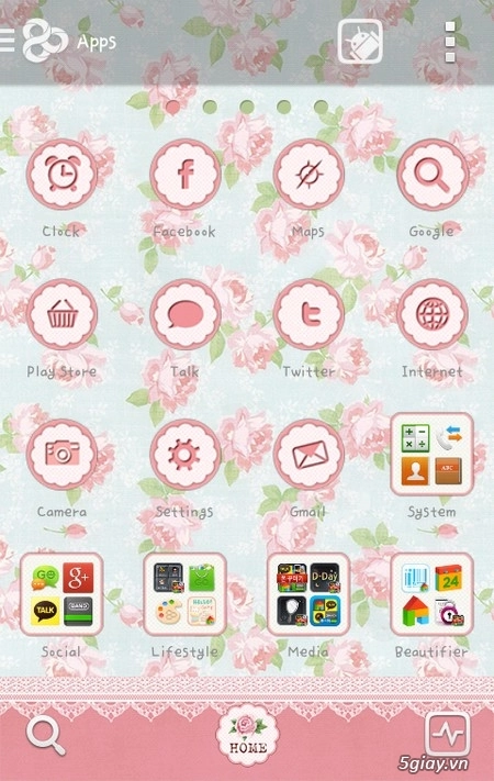 Áo mới màu hồng cho smartphone android của chị em - 2