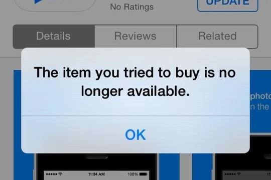 App store gặp lỗi lạ không cho tải ứng dụng - 2