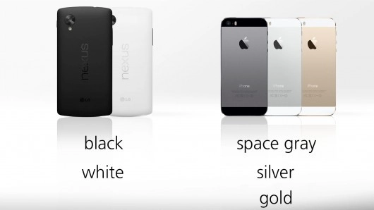 Apple iphone 5s đọ sức google nexus 5 - 4
