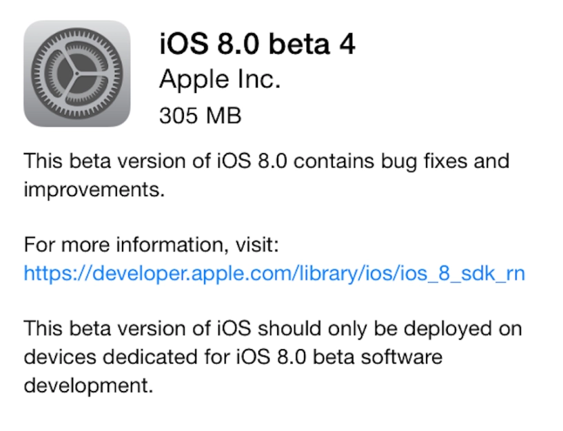 Apple ra mắt ios 8 beta 4 với nhiều cải tiến và thay đổi - 1