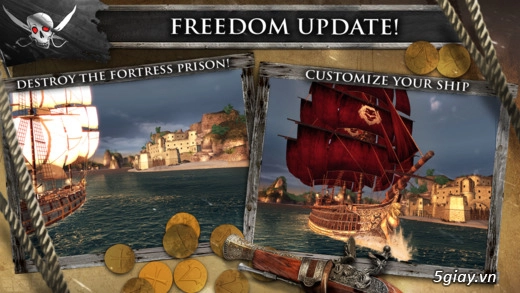 Assassins creed pirates đang free trên appstore - 3