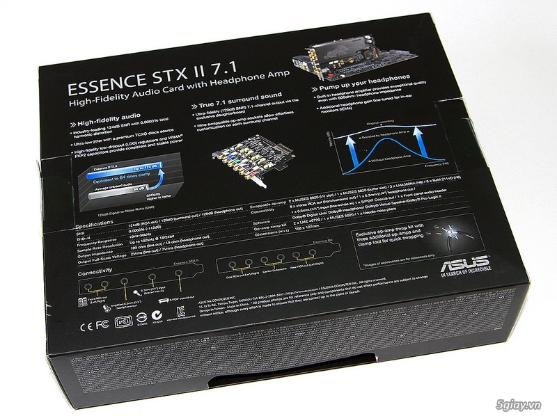 Asus essence stx ii 71 - card âm thanh mới của dòng essence stx - 3