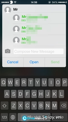 Auki soạn nhanh và trả lời tin nhắn tức thì cho ios 7 - 2