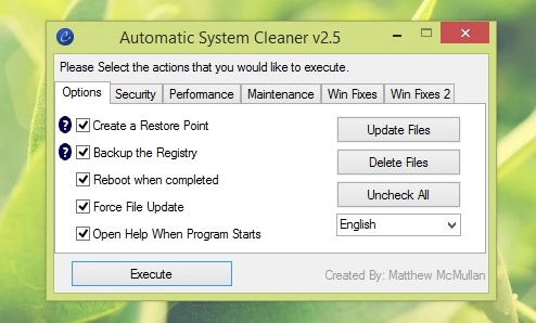 Automatic system cleaner - phần mềm sửa chữa windows khi bị virus tấn công - 2