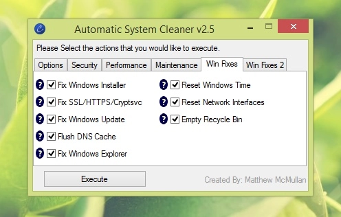 Automatic system cleaner - phần mềm sửa chữa windows khi bị virus tấn công - 3