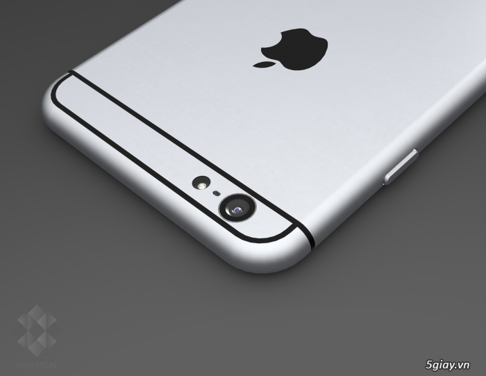 Bản thiết kế iphone 6 cho thấy rõ từng chi tiết khác biệt - 6