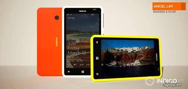 Bản thiết kế nokia lumia 420 giá rẻ đẹp mắt - 2