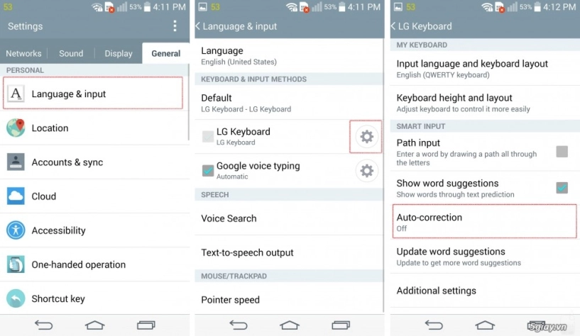 Bật tắt chế độ autocorrect trên một số smartphone android - 2