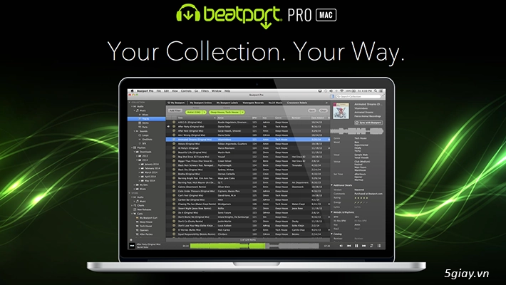 Beatport pro - ứng dụng quản lý nhạc cực tốt cho máy mac - 2