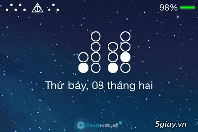 Binary clock đồng hồ nhị phân thú vị cho lockscreen ios7 - 2