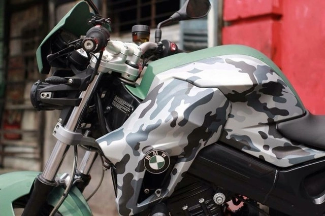 Bmw f800gs camo độ đầy độc đáo của biker sài gòn - 2